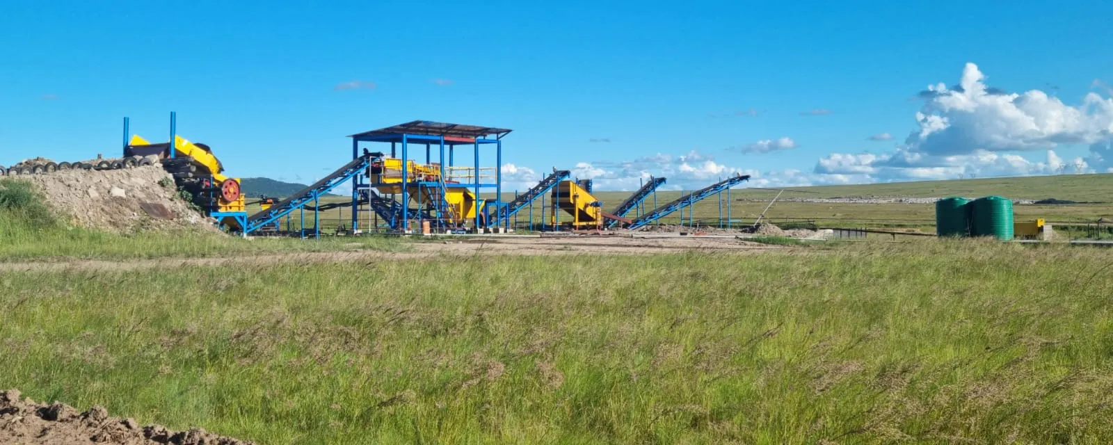 Custom wash plant with power.